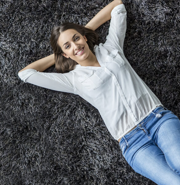 Lady on carpet | Carefree Carpets & Floors