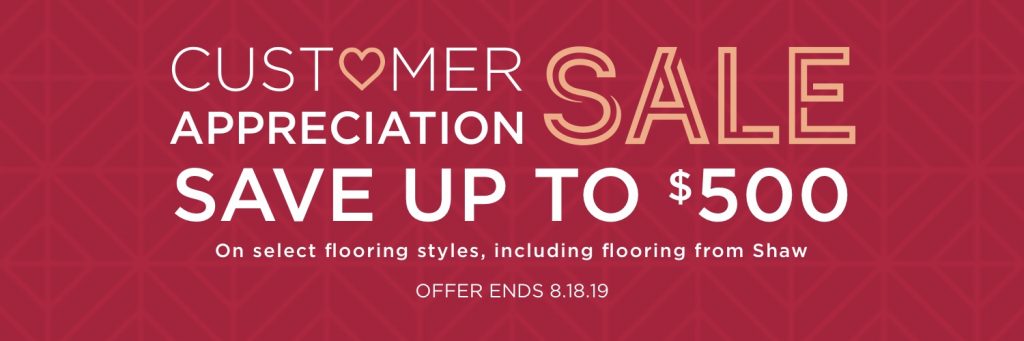 Customer Appreciation Sale | Carefree Carpets & Floors