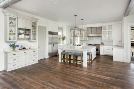 Kitchen Hardwood flooring | Carefree Carpets & Floors